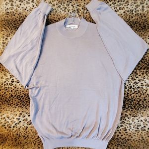 NWOT Pronto Uomo Gry Long Sleeve Mock Turtle Neck